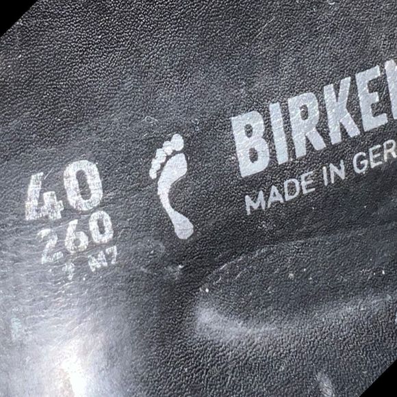 Birkenstock Arizona Big Buckle Black Sandals Size 40 US 9.5 - Picture 5 of 5